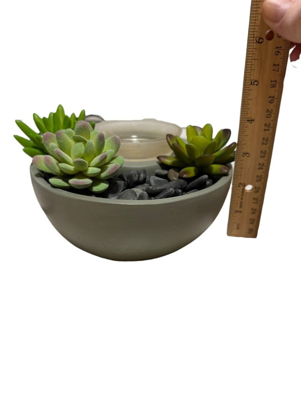 Little Garden Scentsy Wax Warmer w/ Box Succulents Pebbles Spring Summer Works - Picture 6 of 12